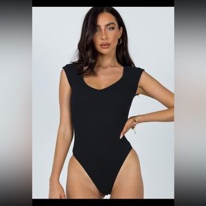 black princess polly bodysuit